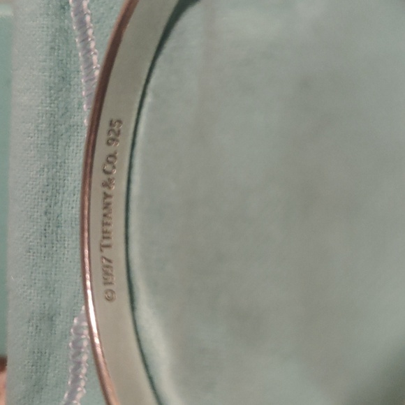 NOT FOR SALE TIFFANY STERLING SILVER BANGLE - Picture 3 of 4